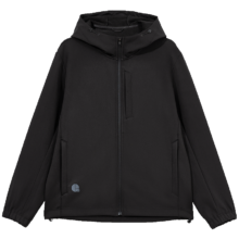 PLUS会员：JACK&JONES 杰克·琼斯 三防户外 软壳夹克 E43 纯黑色