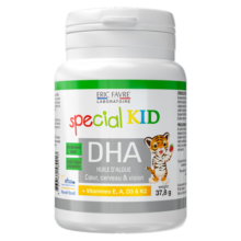 EricFavre艾瑞可dha婴幼儿童dha藻油胶囊进口宝宝dha学生补脑维生素AD+K2 【0岁可吃】DHA海藻油 60粒/瓶