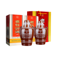 PLUS会员：汾酒 老白汾10 45%vol 清香型白酒 475ml*2瓶