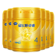 飞鹤HMOs 星飞帆卓睿 儿童成长奶粉4段 (3-6岁适用) 750g*6