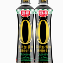 88VIP！厨邦 酱油零添加原汁特级生抽 500ml*2瓶