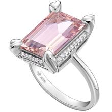 HEFANG Jewelry 何方珠宝 怦然心动系列 心动宝石戒指 HFJ099232