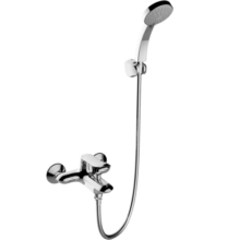 科勒（KOHLER）挂墙式淋浴花洒套装浴缸龙头家用手持花洒淋浴器 28580 带下出水