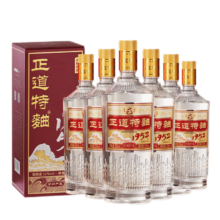 京东百亿补贴、PLUS会员：京东京造 正道特曲1952浓香型白酒 52度500ML*6