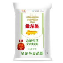 需凑单、88vip：金龙鱼 高筋雪花麦芯小麦粉 10KG*2件