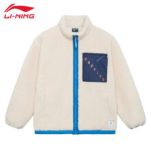 京东百亿补贴、pLUS会员：LI-NING 李宁 反伍系列 男款 羊羔绒外套 10086812982970