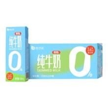 倍佳希 脱脂纯牛奶 3.6g蛋白 200ml*6盒