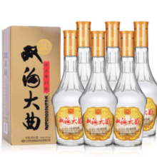 双沟 大曲 46%vol 浓香型白酒 480ml*6瓶