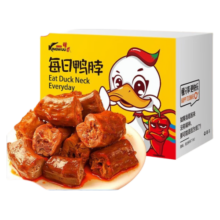 精武鸭脖卤味熟食鸭肉零食肉干肉脯休闲食品独立真空包装即食 甜辣味鸭脖450g【拍2件更划算】