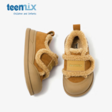 TEENMIX 天美意 儿童加绒保暖软底防滑机能鞋