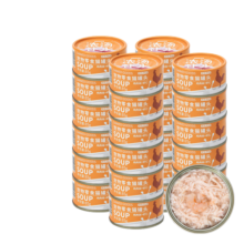 京东京造 猫罐头鸡肉丝虾仁85g*24罐 湿粮猫零食营养补水成猫幼猫长肉