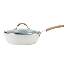 京东京造 复古珍珠白系列 麦饭石色不粘锅 28cm