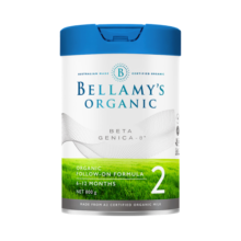 贝拉米（Bellamy）白金版 2段 较大婴儿奶粉 800g 6~12月 有机A2蛋白 藻油DHA
