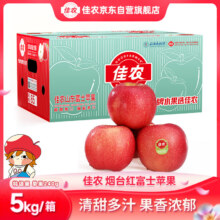 0点开始，Goodfarmer 佳农 特级果 烟台红富士苹果10斤（ 单果240g）