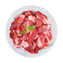 祁连牧歌 国产原切筋头巴脑2斤 炖煮食材 生鲜牛肉