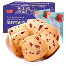 比比赞（BIBIZAN） 蔓越莓曲奇饼干 400g