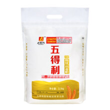 五得利中筋雪花小麦粉5斤包邮