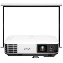 爱普生（EPSON）CB-2155W 投影仪 投影机 商用 办公 会议 (含120英寸16:10电动幕布 高清 5000流明 含安装 )