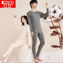 plus会员：红豆Hodo 男女100%全棉保暖内衣套装