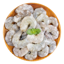 美加佳国产翡翠生虾仁 无冰净重1kg 156-198只 白虾仁 去虾线 单冻虾仁