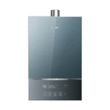 美的（Midea）燃气热水器家用天然气13/16升增压水伺服恒温 【下置风机】节能新一代密闭稳燃舱11级抗风以旧换新 16L 升级玻璃面板