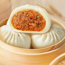 广州酒家利口福 鲜汁大肉包390g*2袋 12个 儿童面点