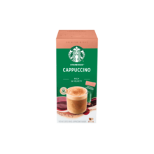星巴克（Starbucks）精品速溶花式咖啡 卡布奇诺4袋装 4*18g 土耳其原装进口