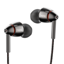 万魔（1MORE）耳机入耳式 有线 手机耳机 四单元圈铁入耳式 HiFi耳机 Hi-Res  E1010 灰色