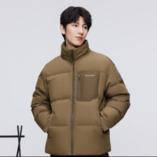 BOSIDENG 波司登 羽绒服男短款科技露营连帽外套 B30145213M