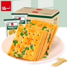plus会员：泓一 香葱梳打饼干1kg、需凑单