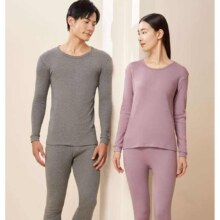 plus会员：宜而爽 100%纯棉 男女保暖内衣套装