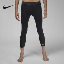 NIKE 耐克 DRI-FIT紧身裤男冬季新款弹力健身运动七分裤DX3140-010