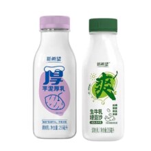 新希望 牛乳绿豆沙鲜奶芋泥厚乳255ml*5瓶