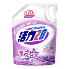 活力28 家用实惠装薰衣草芬芳洗衣液 4斤＊袋