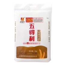 0点：五得利 中筋七星面粉 5KG