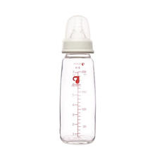 Pigeon 贝亲 奶瓶新生儿标准口径玻璃奶瓶200ml S码奶嘴