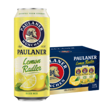 再降价、京东百亿补贴：Paulaner 保拉纳 柏龙 精酿啤酒 柠檬味 500ml*12罐 礼盒装
