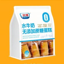 Plus会员：光明 水牛奶蛋糕 无添加蔗糖 1包 410g