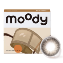 moody 美瞳日抛隐形眼镜大小直径经典系列10片装 胶片棕100度