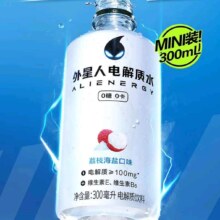 PLUS会员:外星人 电解质水 300mL*12瓶 荔枝6+青柠6