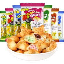 88VIP、需福袋：EGO 金小熊灌心饼干 400g 40小包 混合口味