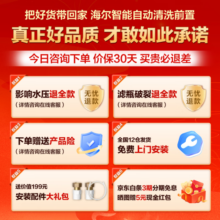 海尔（Haier）前置过滤器8T大通量过滤器智能全自动清洗双涡轮家用净水器终身免换芯全屋净水机 智能全自动清洗前置Z08