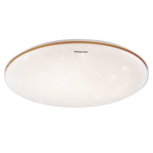 松下（Panasonic）照明吸顶灯LED灯创意个性调光调色简约现代卧室灯 【新品全光谱】银边米家智能-48W
