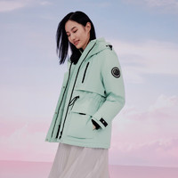 BOSIDENG 波司登 谷爱凌同款极寒冬季鹅绒羽绒服女极寒加厚保暖连帽B30142322 碧水5126 160/84A