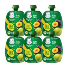 嘉宝西梅梨泥果泥宝宝零食婴儿辅食泥70g*6袋6月龄