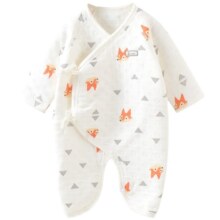 童泰新生婴儿衣服秋冬季纯棉初生宝宝保暖连体衣a类秋冬装和尚服