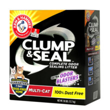 艾禾美（ARM&HAMMER）铁锤猫砂膨润土猫砂除臭低尘锤子猫沙进口铁锤除臭粉 【红标】多猫款28磅（除臭留香）