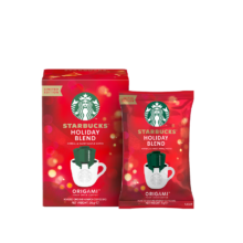 星巴克（Starbucks）便携式滴滤挂耳咖啡 节日限定9g*4袋中烘 原装进口