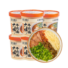 PLUS会员：谈小爱（TANXIAOAI） 酸菜牛肉面 122g*6桶
