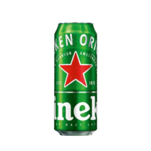 喜力啤酒 经典罐装 麦芽全麦酿造 原麦汁浓度≥11.4°P 500mL整箱12罐 【粉丝限1单】喜力经典* 500mL 6罐